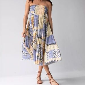 SOLD - Natural Life Patchwork Floral Design Convertible Dress / Skirt